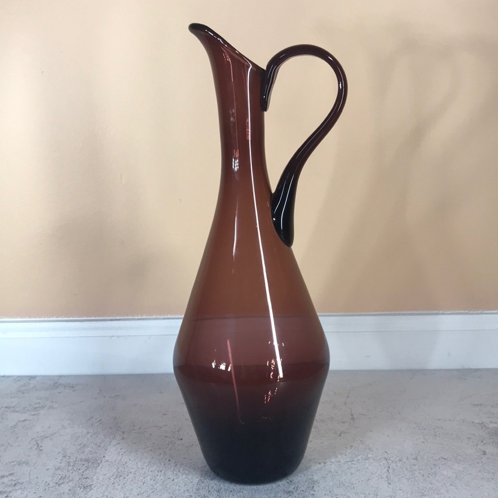 Vintage Empoli Glass Jug